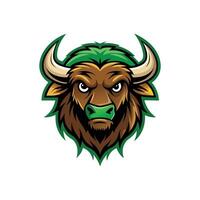 head of a bull icon vector