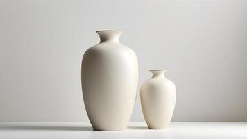 Elegant Vase Duo Balanced Display photo