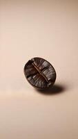Single Coffee Bean Minimal Focus photo
