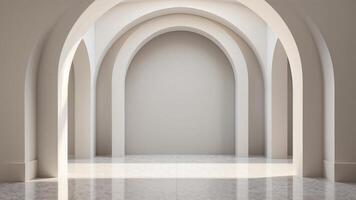 Symmetrical Archway Neutral Scene photo
