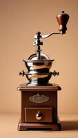 Vintage Hand Grinder Coffee Charm photo