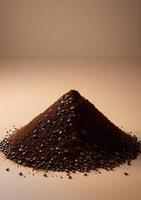 Coffee Grounds Fine Powder Spread photo
