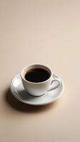 Single Espresso Shot in Focus photo