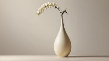 Smooth Teardrop Vase Floral Display photo