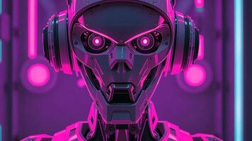 Robot with Headphones Experiences the World Through Sound and Sight, explores the nuances of human emotion and perception through the power of music and sound video