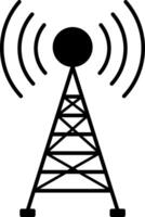 Broadcast icons. Broadcast Antenna Icon. Wi-Fi Internet, Transmitter vector