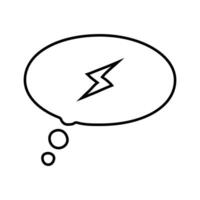 Text Message Icon Bubble speech logotype Image. vector