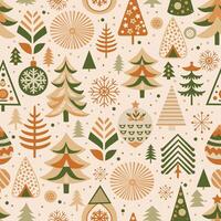 colorful trees on a light background vector