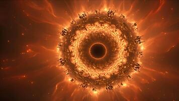 The heart of a black hole, where the laws of physics are pushed to their limits and the mysteries of the universe unfold video