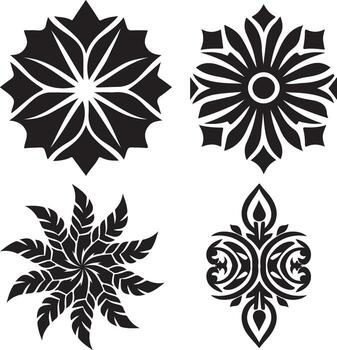 Seamless pattern background design set vector