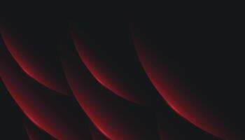 Abstract black and red Background with light effect vector