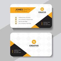 Free elegant minimal red and gray business card template vector