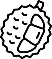 durian icon. durian symbol for your web design vector