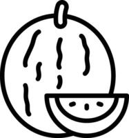 melon icon. melon symbol for your web design vector