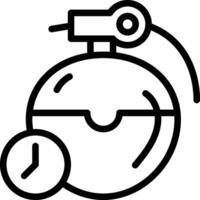grenade icon. Explosive Grenade Icon vector