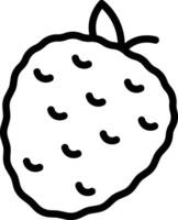 lychee icon. lychee symbol for your web design vector