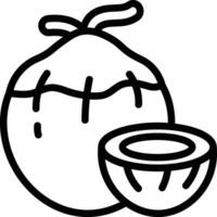 coconut icon. coconut symbol for your web design vector