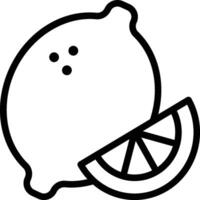 lemon icon. lemon symbol for your web design vector