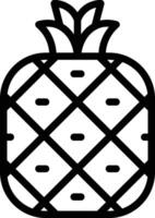 pineapple icon. pineapple symbol for your web design vector