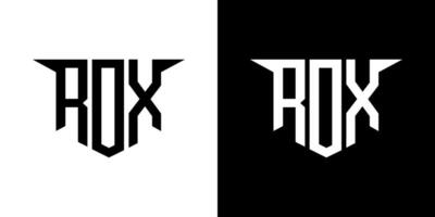 RDX letter logo design with white background in illustrator, logo modern alphabet font overlap style, calligraphy designs for logo, Poster, Invitation, etc. vector