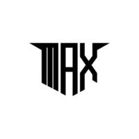MAX letter logo design with white background in illustrator, logo modern alphabet font overlap style, calligraphy designs for logo, Poster, Invitation, etc. vector