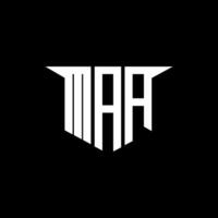 MAA letter logo design with white background in illustrator, logo modern alphabet font overlap style, calligraphy designs for logo, Poster, Invitation, etc. vector