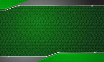 Green metallic background with green line and copy space. automotif background vector