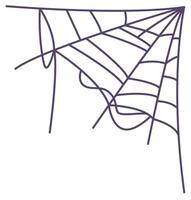 Spiderweb icon isolated on white background. vector
