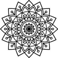 a illustration of a mandala design with intricate patterns and geometric shapes the mandala vector