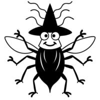 stink bug pentatomidae, illustration line art vector