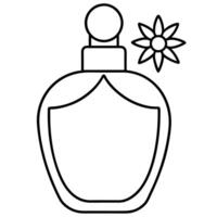 a drawing of a simple cute cosmetics effulgence, illustration line art vector