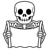 skeleton hands holding a sign or object, adding a skeletal touch to anything, halloween skeleton vector