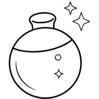 a drawing of a simple cute glow cosmetics twinkle, illustration line art vector