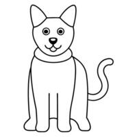 design a pet costume for dogs and cats, using black outlines on a plain white background, vector