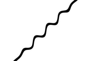 White Color Wave Transition Animation. Wavy Solid Transition. 4K video