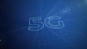 5G High Speed Internet. Mobile Data with High Speed. Internet Speed Visualization. 4K video