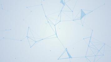 Abstract Plexus Technology Background Animation. Digital Background. 4K video