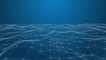 Abstract Plexus Network Background Seamless Loop. Technology Background. 4K video