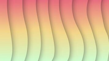 Abstract Colorful Lines Animated Background. Gradient Background. 4K video
