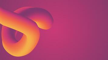 3D Spline Lines Animated Background. Twirl Lines. 4K video