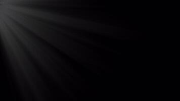 Light Rays with Small Particles Moving Around in Random Direction. 4K video