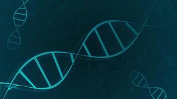Dynamic particles form a mesmerizing DNA double helix. A digital exploration of the human genome for cutting-edge medical and biological research. video