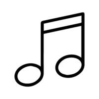 music notes isolated on background vector