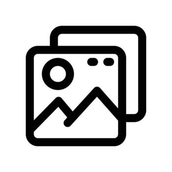 image icon. line icon for your website, mobile, presentation, and logo design. vector
