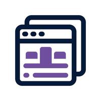 dashboard icon. dual tone icon for your website, mobile, presentation, and logo design. vector