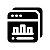dashboard icon. glyph icon for your website, mobile, presentation, and logo design. vector