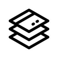 layer icon. line icon for your website, mobile, presentation, and logo design. vector