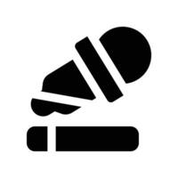 eye dropper icon. glyph icon for your website, mobile, presentation, and logo design. vector