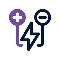 nuclear fusion icon. dual tone icon for your website, mobile, presentation, and logo design. vector