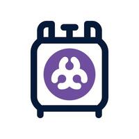 gas tank icon. dual tone icon for your website, mobile, presentation, and logo design. vector